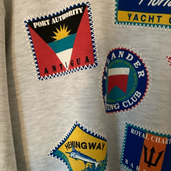 Vintage 1989 H L Miller Gold Florida Sweatshirt Small - Picture 2 of 7